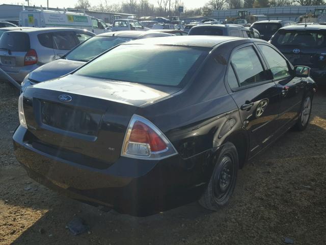 3FAHP07Z36R193021 - 2006 FORD FUSION SE BLACK photo 4