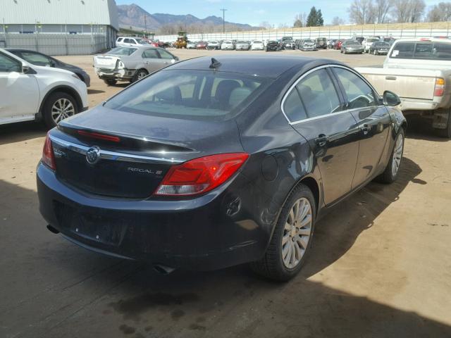 W04GY5GV4B1088905 - 2011 BUICK REGAL CXL BLACK photo 4