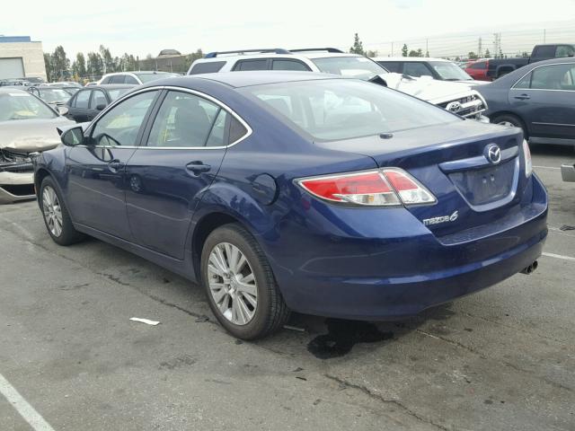 1YVHZ8CHXA5M17245 - 2010 MAZDA 6 I ლურჯი ფოტო 3