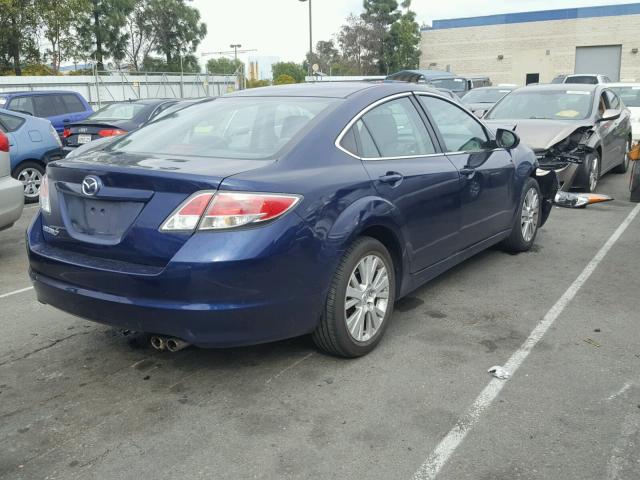 1YVHZ8CHXA5M17245 - 2010 MAZDA 6 I BLUE photo 4