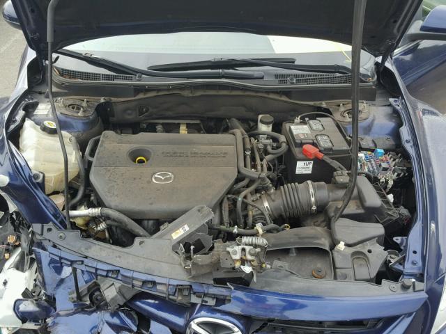 1YVHZ8CHXA5M17245 - 2010 MAZDA 6 I BLUE photo 7