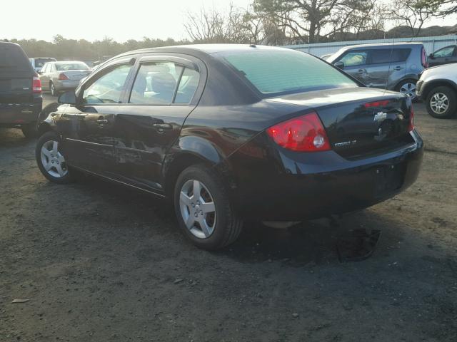 1G1AL58F487151386 - 2008 CHEVROLET COBALT LT BLACK photo 3