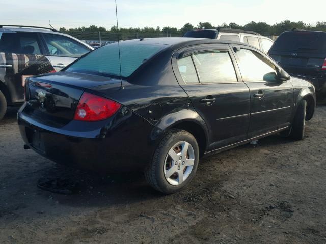 1G1AL58F487151386 - 2008 CHEVROLET COBALT LT BLACK photo 4