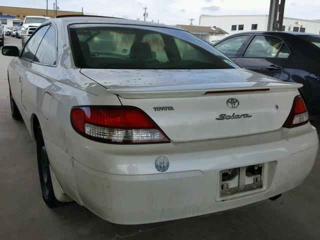 2T1CF22P1YC332189 - 2000 TOYOTA CAMRY SOLA WHITE photo 3