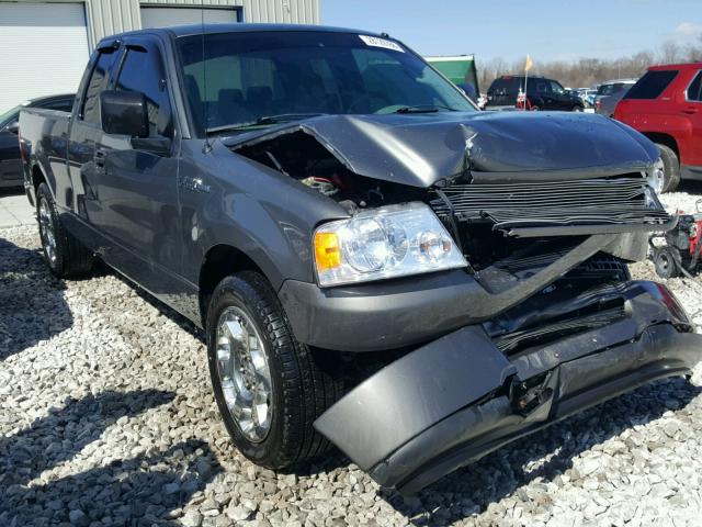 1FTRX12W56NA69904 - 2006 FORD F150 GRAY photo 1