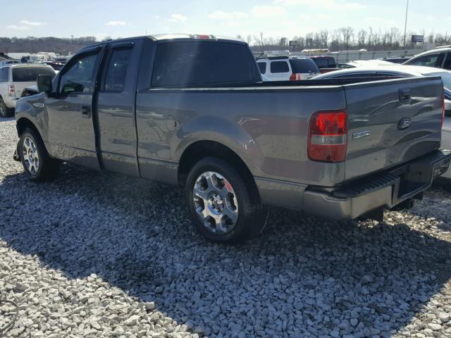 1FTRX12W56NA69904 - 2006 FORD F150 GRAY photo 3