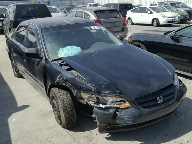 1HGCG66502A058512 - 2002 HONDA ACCORD LX BLACK photo 1