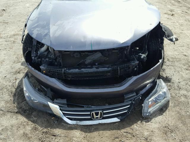 1HGCR2F80DA080963 - 2013 HONDA ACCORD EXL CHARCOAL photo 9