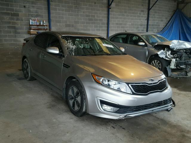 KNAGM4ADXC5018201 - 2012 KIA OPTIMA HYB SILVER photo 1