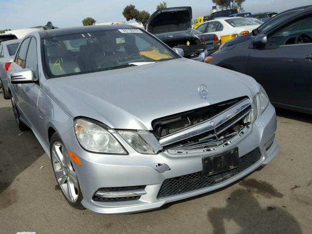 WDDHF5KB2CA518967 - 2012 MERCEDES-BENZ E 350 SILVER photo 1