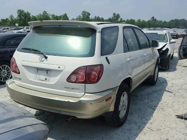 JT6HF10U3Y0147765 - 2000 LEXUS RX 300 WHITE photo 4