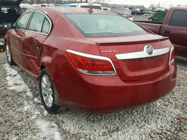 1G4GC5ER9DF210413 - 2013 BUICK LACROSSE RED photo 3