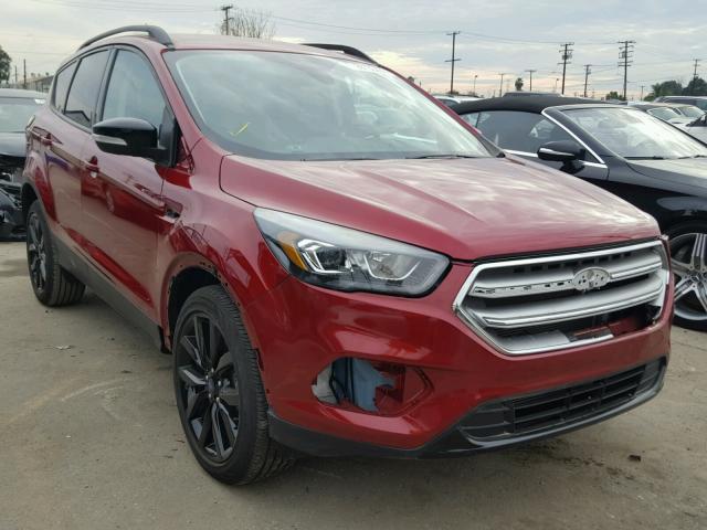 1FMCU0JD5HUE97372 - 2017 FORD ESCAPE TIT RED photo 1