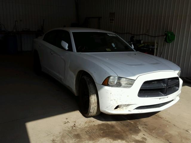 2B3CL1CT4BH600701 - 2011 DODGE CHARGER PO WHITE photo 1