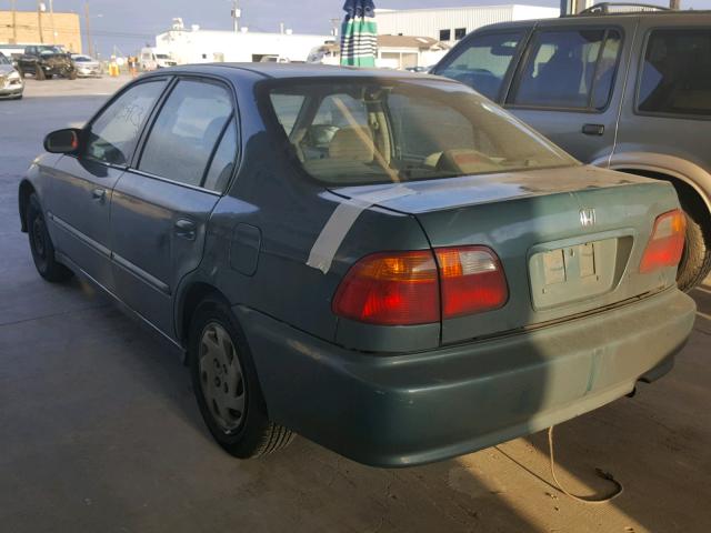 2HGEJ6610YH572765 - 2000 HONDA CIVIC BASE TEAL photo 3