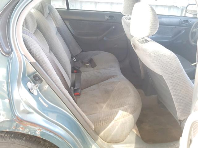 2HGEJ6610YH572765 - 2000 HONDA CIVIC BASE Dəniz mavisi foto 6