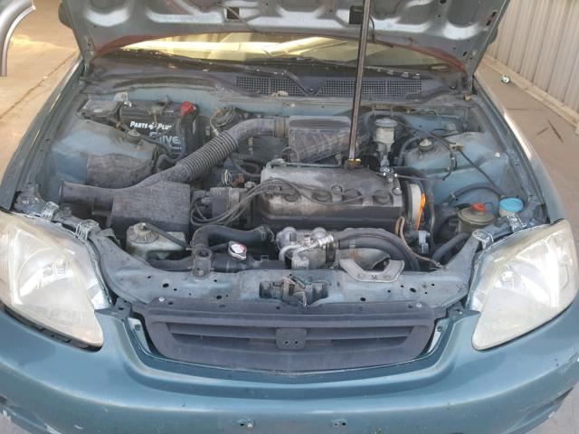 2HGEJ6610YH572765 - 2000 HONDA CIVIC BASE Dəniz mavisi foto 7