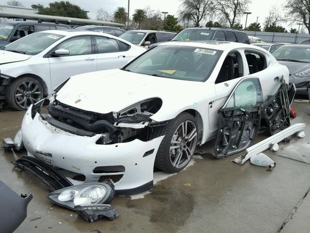 WP0AB2A74CL062008 - 2012 PORSCHE PANAMERA S WHITE photo 2