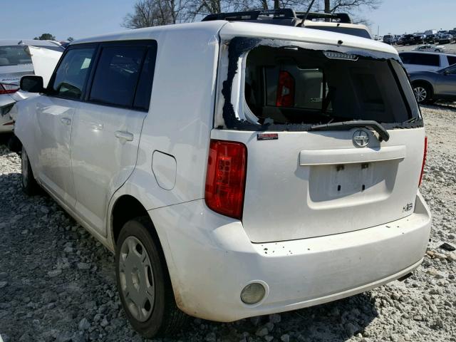 JTLKE50E591083035 - 2009 TOYOTA SCION XB თეთრი ფოტო 3