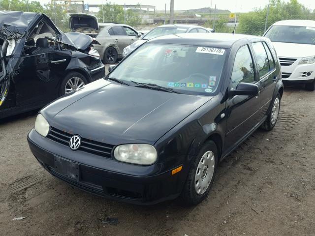 9BWFR61J544036541 - 2004 VOLKSWAGEN GOLF GL TD BLACK photo 2