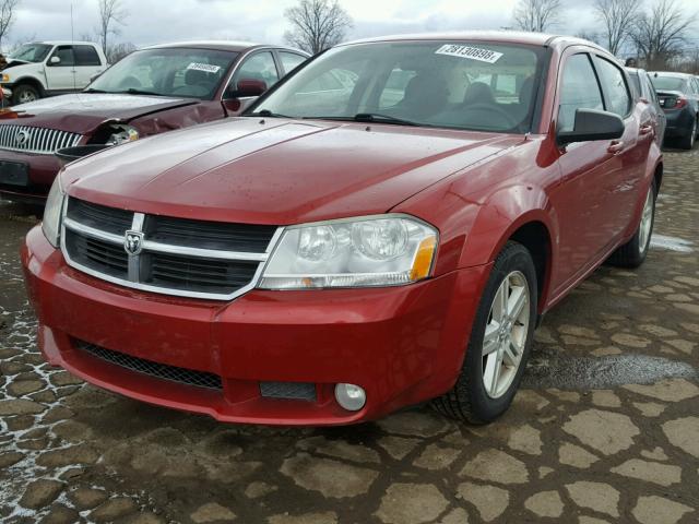 1B3LC56K18N299895 - 2008 DODGE AVENGER SX RED photo 2