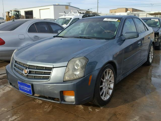 1G6DP577260152659 - 2006 CADILLAC CTS HI FEA BLUE photo 2