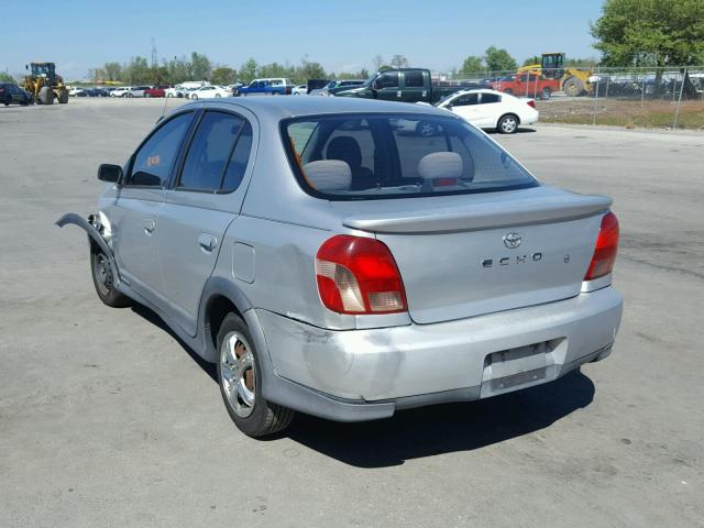 JTDBT1239Y0086157 - 2000 TOYOTA ECHO SILVER photo 3