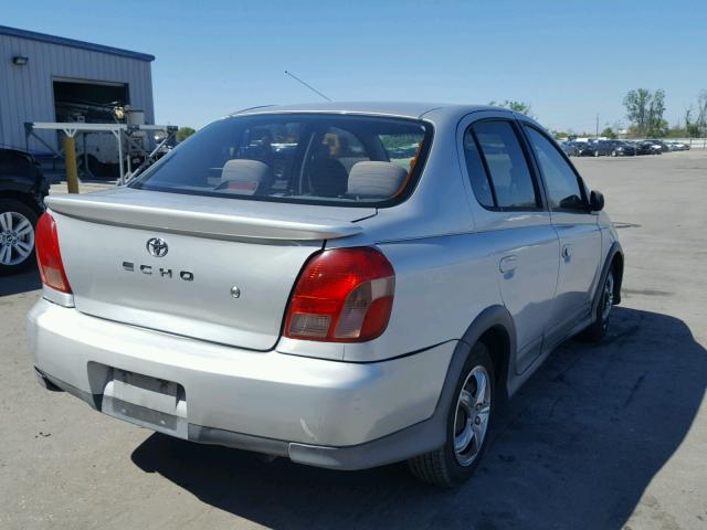 JTDBT1239Y0086157 - 2000 TOYOTA ECHO SILVER photo 4