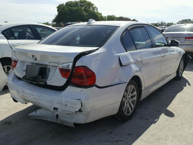 WBAVB17536NK40806 - 2006 BMW 325 I AUTO WHITE photo 4