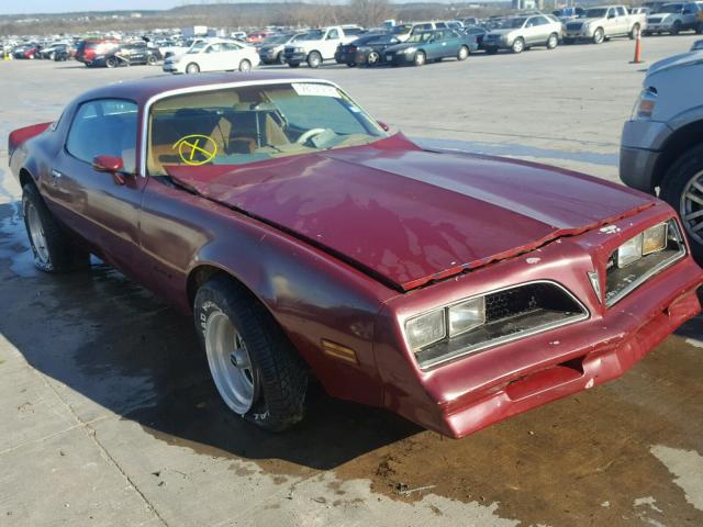 2S87U8L124091 - 1978 PONTIAC FIREBIRD BURGUNDY photo 1