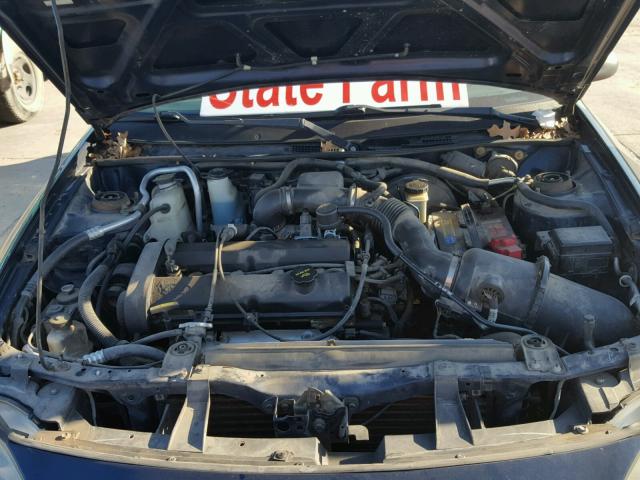 3FAFP11382R203229 - 2002 FORD ESCORT ZX2 BLUE photo 7