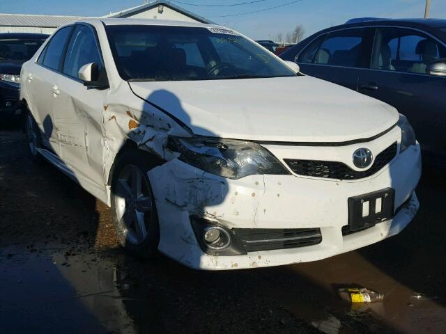 4T1BF1FK9DU642412 - 2013 TOYOTA CAMRY L WHITE photo 1