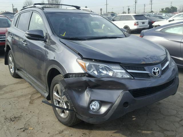 JTMRFREV4FD141718 - 2015 TOYOTA RAV4 XLE CHARCOAL photo 1