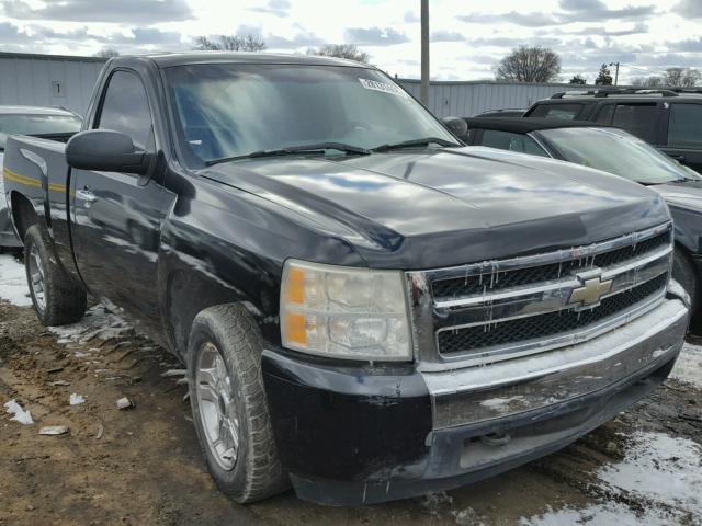 1GCEK14J67Z523456 - 2007 CHEVROLET SILVERADO BLACK photo 1