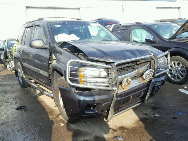 1GNDT13S242117057 - 2004 CHEVROLET TRAILBLAZE GRAY photo 1