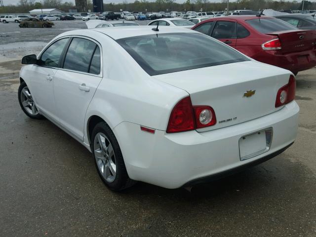 1G1ZC5EB8AF270445 - 2010 CHEVROLET MALIBU 1LT 白色 照片 3
