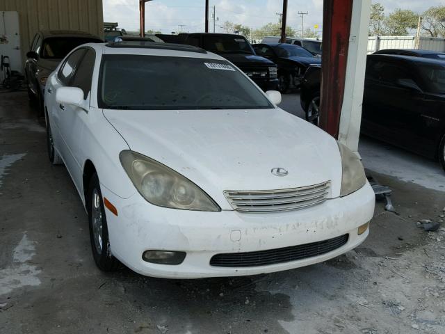 JTHBF30G530097317 - 2003 LEXUS ES 300 WHITE photo 1