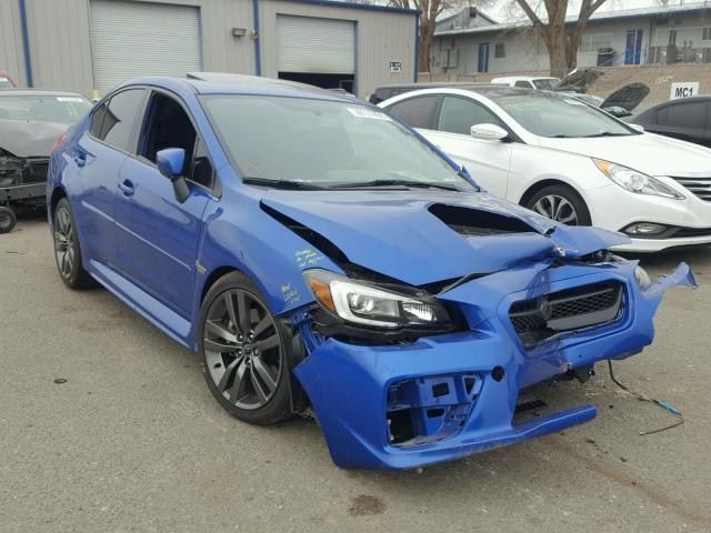 JF1VA1J64G9828592 - 2016 SUBARU WRX LIMITE BLUE photo 1