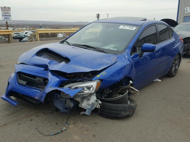 JF1VA1J64G9828592 - 2016 SUBARU WRX LIMITE BLUE photo 2