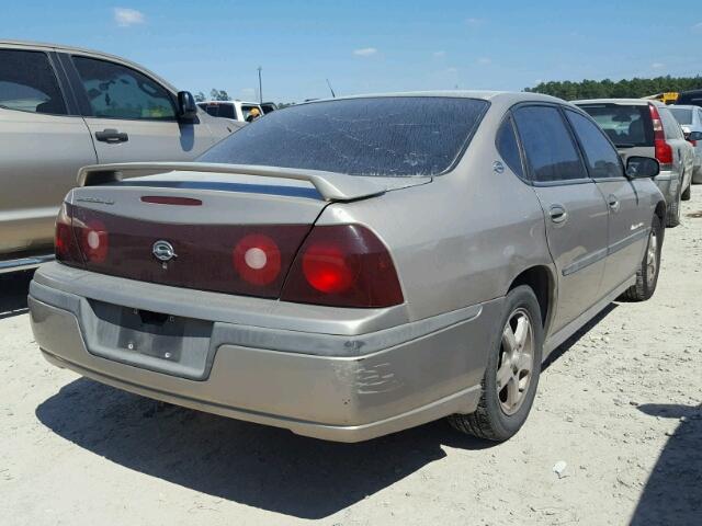 2G1WH52K539111046 - 2003 CHEVROLET IMPALA LS GOLD photo 4