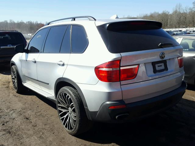 5UXFE8C55AL310953 - 2010 BMW X5 XDRIVE4 SILVER photo 3