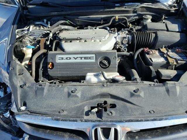 1HGCM66427A046496 - 2007 HONDA ACCORD SE BLUE photo 7