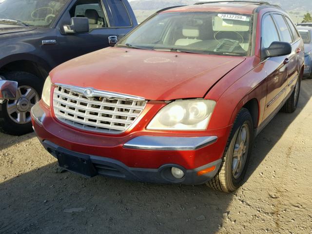 2C8GF68404R330173 - 2004 CHRYSLER PACIFICA RED photo 2