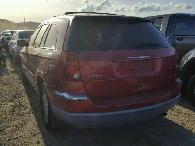 2C8GF68404R330173 - 2004 CHRYSLER PACIFICA RED photo 3