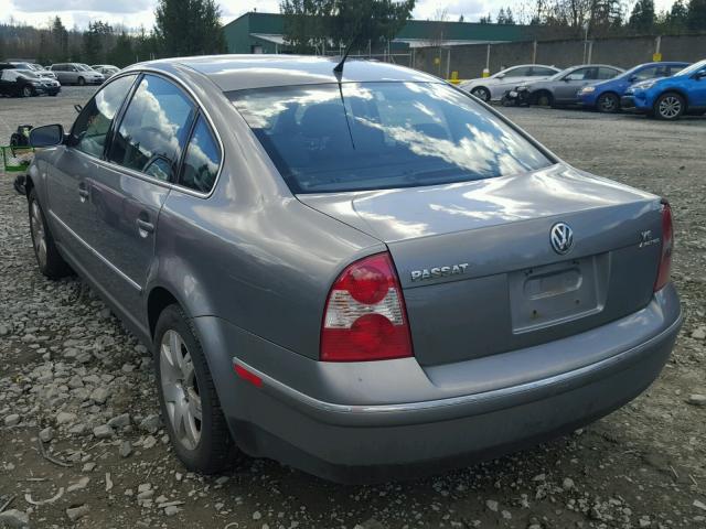 WVWTH63B12P012206 - 2002 VOLKSWAGEN PASSAT GLX 灰色 照片 3