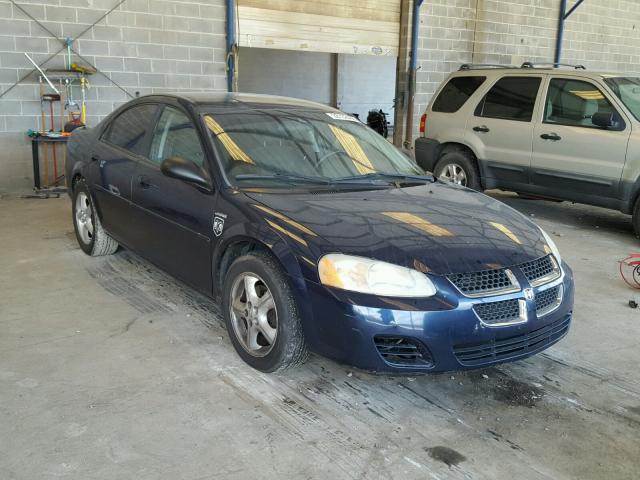 1B3EL46X15N701148 - 2005 DODGE STRATUS SX BLUE photo 1