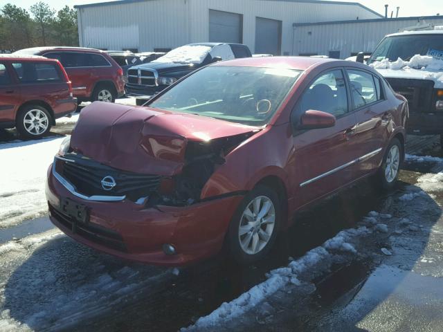 3N1AB6AP6AL661603 - 2010 NISSAN SENTRA 2.0 RED photo 2