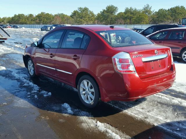 3N1AB6AP6AL661603 - 2010 NISSAN SENTRA 2.0 RED photo 3