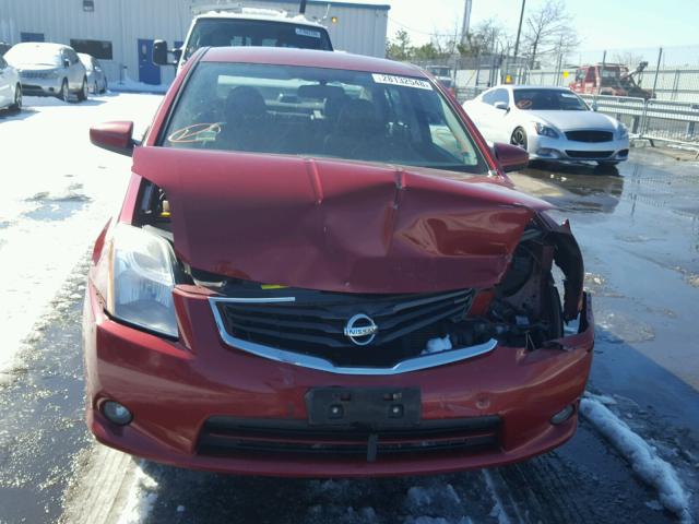 3N1AB6AP6AL661603 - 2010 NISSAN SENTRA 2.0 RED photo 7