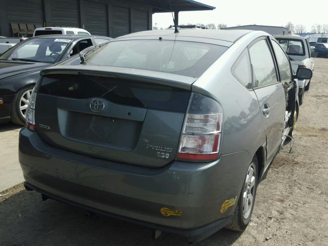 JTDKB20U640017747 - 2004 TOYOTA PRIUS GRAY photo 4